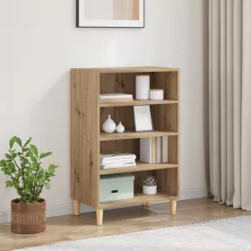  Széf polcokkal kézműves tölgy 57 x 35 x 90 cm Faanyag