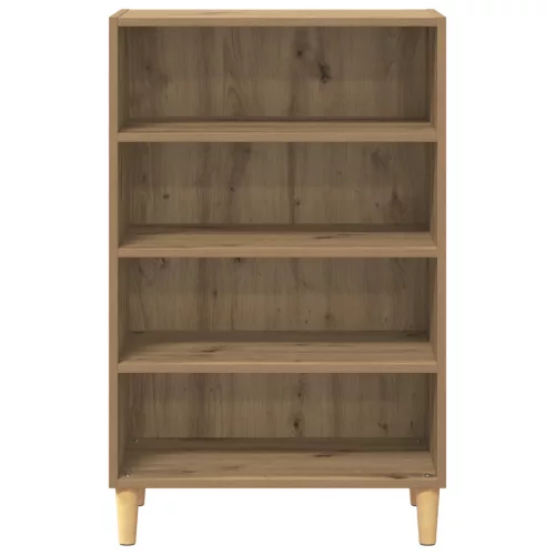  Széf polcokkal kézműves tölgy 57 x 35 x 90 cm Faanyag