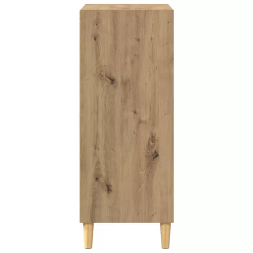  Széf polcokkal kézműves tölgy 57 x 35 x 90 cm Faanyag