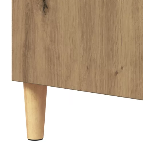  Széf polcokkal kézműves tölgy 57 x 35 x 90 cm Faanyag