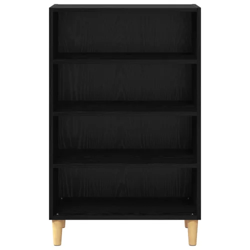  Széf polcokkal Musta tammi 57 x 35 x 90 cm Faanyag