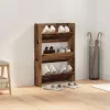  Fali cipőtartók polcokkal Egyéb tárolóval Öreg fa 60 x 18 x 60 cm Faanyag