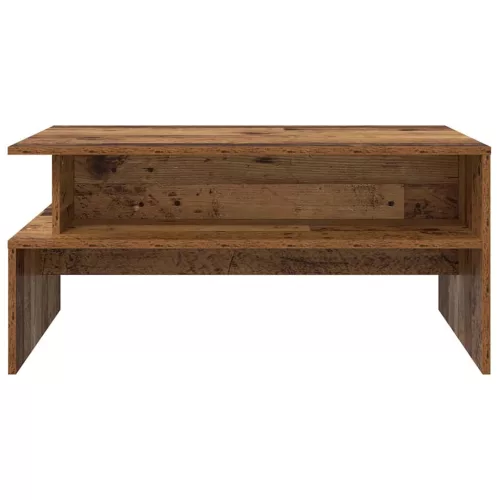  Dohányzóasztal polcokkal Egyéb tárolóval Öreg fa 90 x 55 x 42.5 cm Faanyag