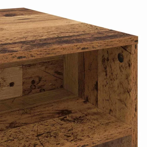  Dohányzóasztal polcokkal Egyéb tárolóval Öreg fa 90 x 55 x 42.5 cm Faanyag