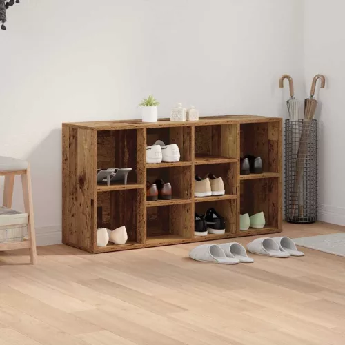  Cipőpad polcokkal Egyéb Öreg fa 103 x 30 x 55 cm Faanyag
