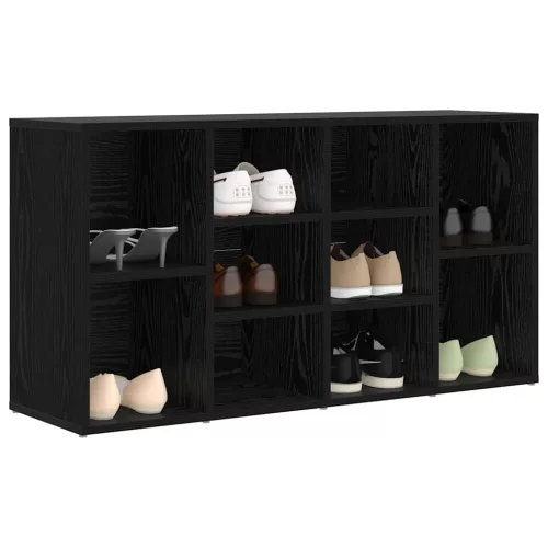  Cipőpad polcokkal Egyéb Musta tammi 103 x 30 x 55 cm Faanyag