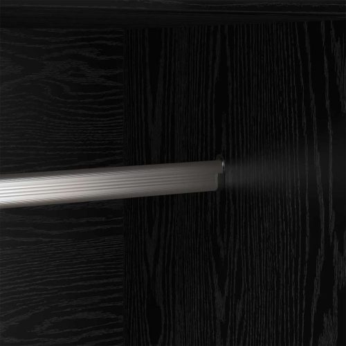  Ruhásszekrény Fekete tölgy 82.5 x 51.5 x 180 cm Faanyag