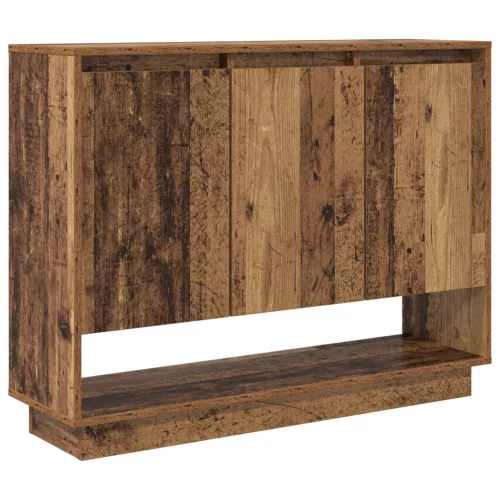  Széf polcokkal ajtóval Régi fa 97 x 29 x 75 cm Faanyag