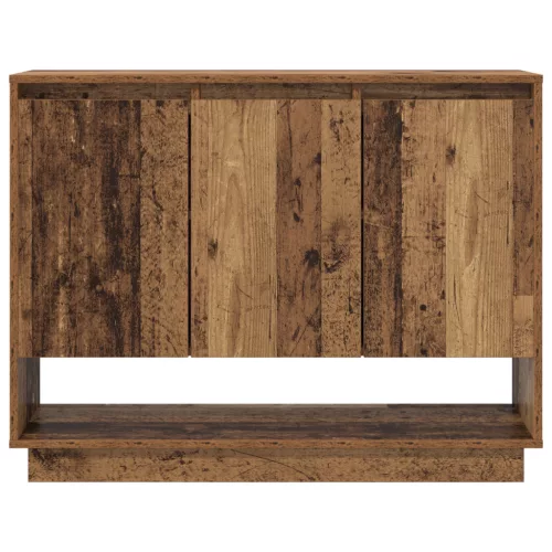  Széf polcokkal ajtóval Régi fa 97 x 29 x 75 cm Faanyag