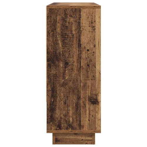  Széf polcokkal ajtóval Régi fa 97 x 29 x 75 cm Faanyag
