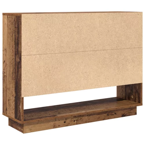  Széf polcokkal ajtóval Régi fa 97 x 29 x 75 cm Faanyag
