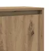 Széf polcokkal ajtóval kézműves tölgy 97 x 29 x 75 cm Faanyag