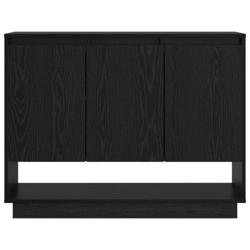  Széf polcokkal ajtóval Musta tammi 97 x 29 x 75 cm Faanyag
