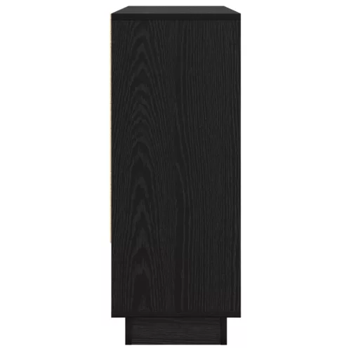  Széf polcokkal ajtóval Musta tammi 97 x 29 x 75 cm Faanyag