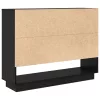 Széf polcokkal ajtóval Musta tammi 97 x 29 x 75 cm Faanyag