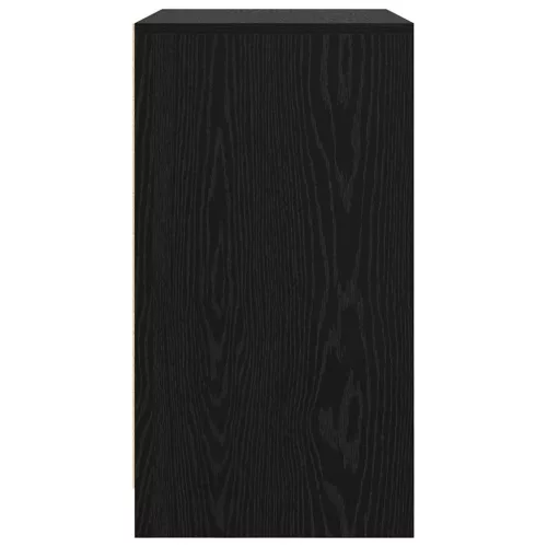  fekete tölgy oldalszekrény 70x41x75 cm szerelt fa