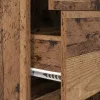  Könyvespolc Régi fa 40 x 35 x 180 cm Faanyag