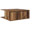  Dohányzóasztal fiókkal tárolóval Öreg fa 80 x 80 x 31 cm Faanyag