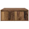  Dohányzóasztal fiókkal tárolóval Öreg fa 80 x 80 x 31 cm Faanyag