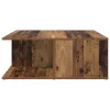  Dohányzóasztal fiókkal tárolóval Öreg fa 80 x 80 x 31 cm Faanyag