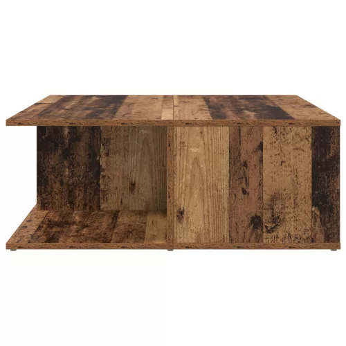  Dohányzóasztal fiókkal tárolóval Öreg fa 80 x 80 x 31 cm Faanyag