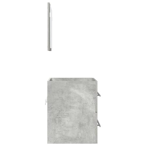  Fürdőszoba Székény Beton szürke 41 x 38.5 x 48 cm Faanyag