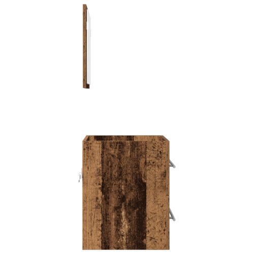  Fürdőszoba Székény fiókkal Régi fa 41 x 38.5 x 48 cm Faanyag