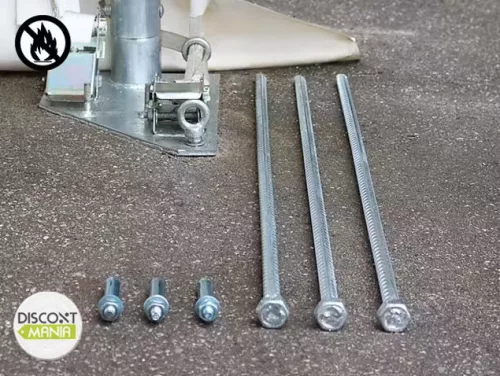 TP HIGHLANDER 9,15x12m ipari sátorcsarnok / mezőgazdasági sátor nehezen éghető PRIMEtex 2300 ponyvával, ablakkal - sötétzöld