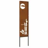  Kerti dekoratív panel Rozsdás 32 x 140 cm Viharvert acél