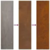  Kerti dekoratív panel Rozsdás 32 x 140 cm Viharvert acél