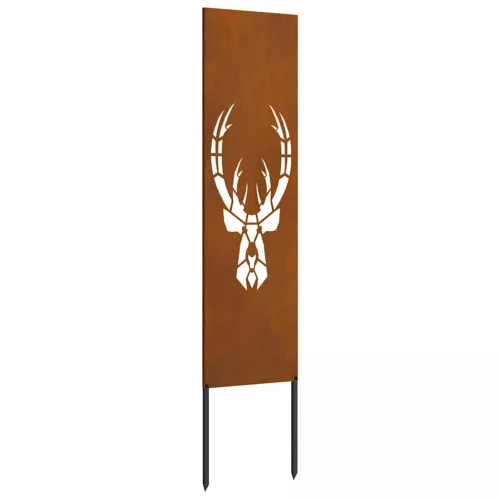  Kerti dekoratív panel Rozsdás 32 x 140 cm Viharvert acél