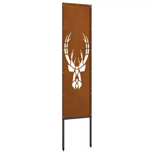  Kerti dekoratív panel Rozsdás 32 x 140 cm Viharvert acél