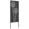  Kerti dekoratív panel Fekete 50 x 140 cm Hidegen hengerelt acél