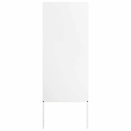  Kerti dekoratív panel Fehér 50 x 140 cm Hidegen hengerelt acél