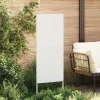  Kerti dekoratív panel Fehér 50 x 140 cm Hidegen hengerelt acél