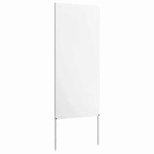  Kerti dekoratív panel Fehér 50 x 140 cm Hidegen hengerelt acél