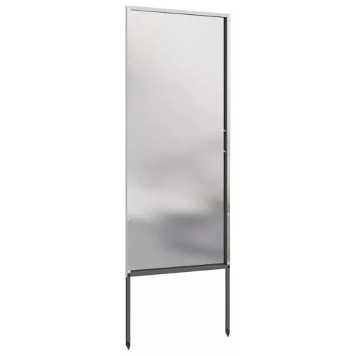  Kertvédő vászon Ezüst 50 x 140 cm Rozsdamentes acél