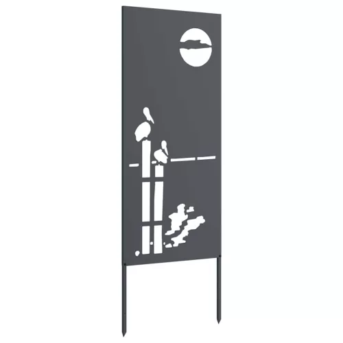  Kerti dekoratív panel Antracit 50 x 140 cm