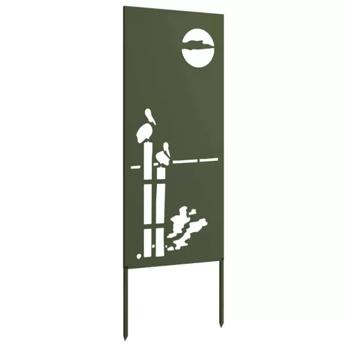  Kerti dekoratív panel Oliva zöld 50 x 140 cm