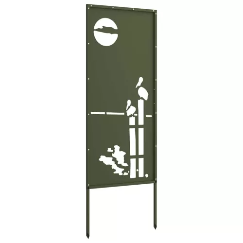  Kerti dekoratív panel Oliva zöld 50 x 140 cm