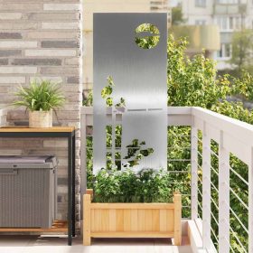  Kertvédő vászon Ezüst 50 x 140 cm Rozsdamentes acél