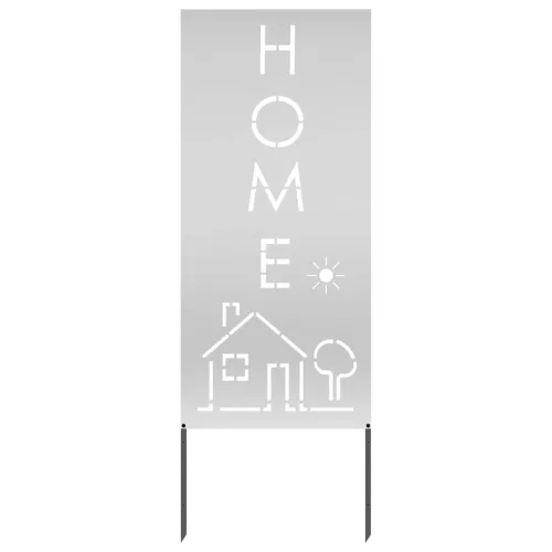  Kerti dekoratív panel Ezüst 50 x 140 cm Horganyzott acél