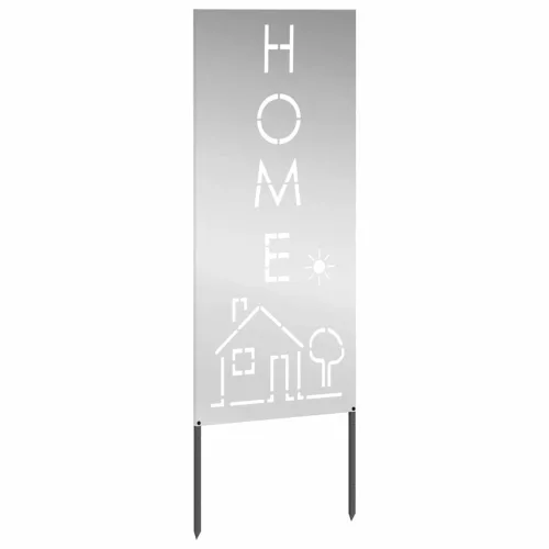  Kerti dekoratív panel Ezüst 50 x 140 cm Horganyzott acél