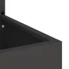  Kerti Cserepes Növény Tartó Dekoratív Panellel Fekete