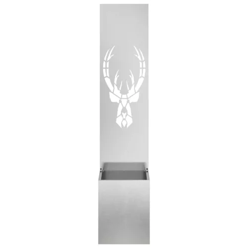  Kertvédő vászon Állatnyomat Ezüst 32 x 140 cm Rozsdamentes acél