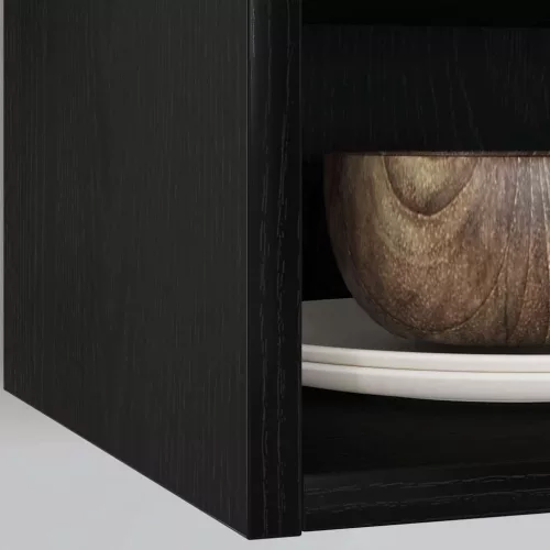  Függő szekrény Riga Musta tammi 30 x 29,5 x 60 cm Faanyag