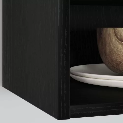  Függő szekrény Riga Musta tammi 40 x 29,5 x 60 cm Faanyag