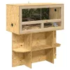  Terrárium alap polcokkal Barna 80 x 40 x 50 cm OSB