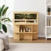  Terrárium alap polcokkal Barna 80 x 40 x 50 cm OSB