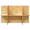  Terrárium alap polcokkal Barna 80 x 40 x 50 cm OSB